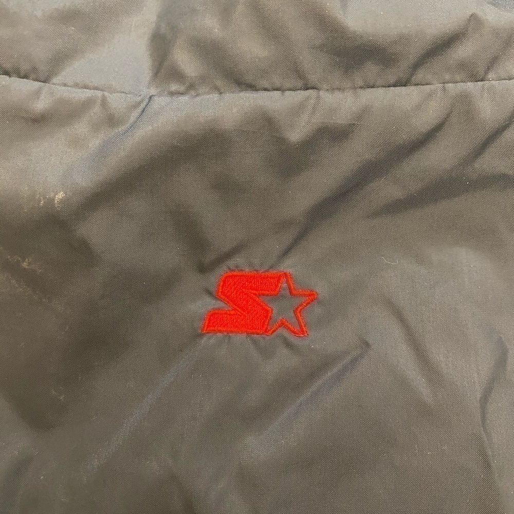 STARTER Vintage Nylon Zip Up Vest, Men’s Large - Picture 4 of 7